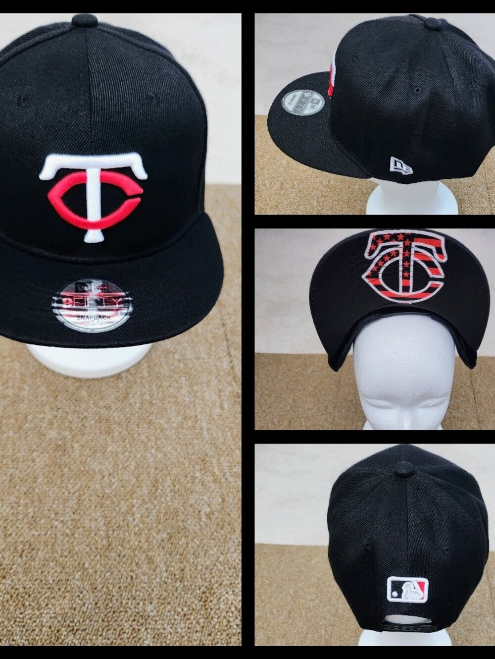 MINNESOTA TWINS MLB BASEBALL SNAPBACK HAT.